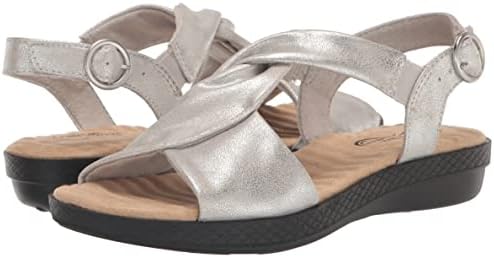 Easy Street Women's Draper Sandal, Silver, 6.5 Narrow | Image 6