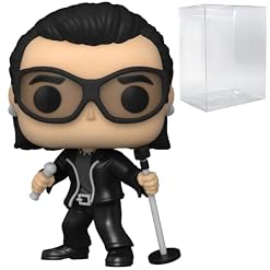 POP Rocks: U2, ZooTV – Figurine Bono Funko en vinyle (avec étui de protection compatible), multicolore, 9,5 cm - Les Beatles, Paul McCartney, John Lennon, RIngo Starr, George Harrison