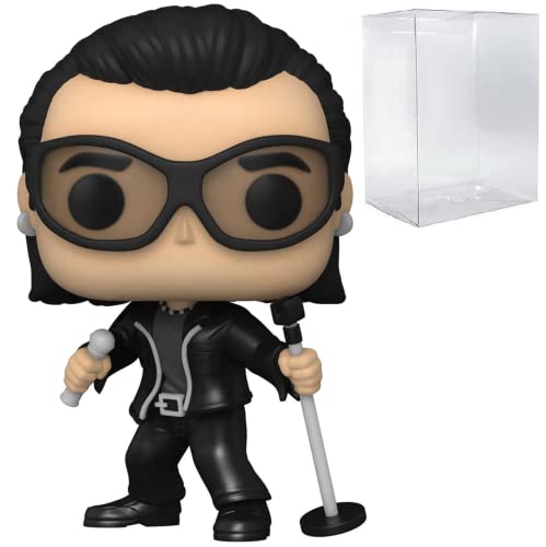 POP Rocks: U2, ZooTV – Figurine Bono Funko en vinyle (avec étui de protection compatible), multicolore, 9,5 cm - Les Beatles, Paul McCartney, John Lennon, RIngo Starr, George Harrison POP Rocks: U2, ZooTV – Figurine Bono Funko en vinyle (avec étui de protection compatible), multicolore, 9,5 cm