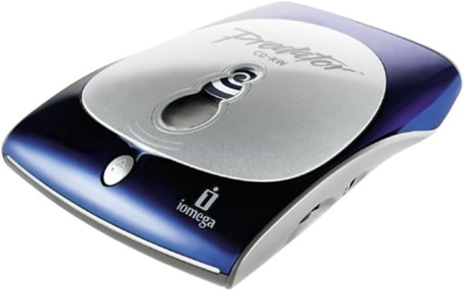 Iomega Predator 40x12x40 External USB 2.0 CD-RW Drive