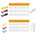 Nilight - 50031R 240 Pcs/120 Pairs Splice Wire Terminals T-Tap Self-Stripping with Nylon Fully Insulated Male Quick Disconnects Kit