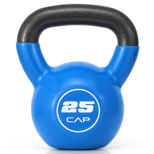CAP Vinyl Coated Kettlebell 25 lb