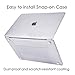 HDE Clear MacBook Pro 13 Case 2020 2019 2018 2017 2016 Release A2289 A2251 A2159 A1989 A1706 A1708, Plastic Hard Shell Cover Compatible Newest MacBook Pro 13 Inch with/Without Touch Bar