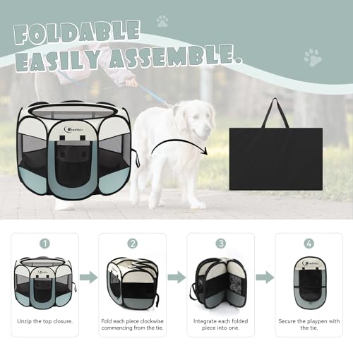 Siedihit cercadinho para cães, cercadinho para cachorrinhos interno para cães médios, gaiola para ba