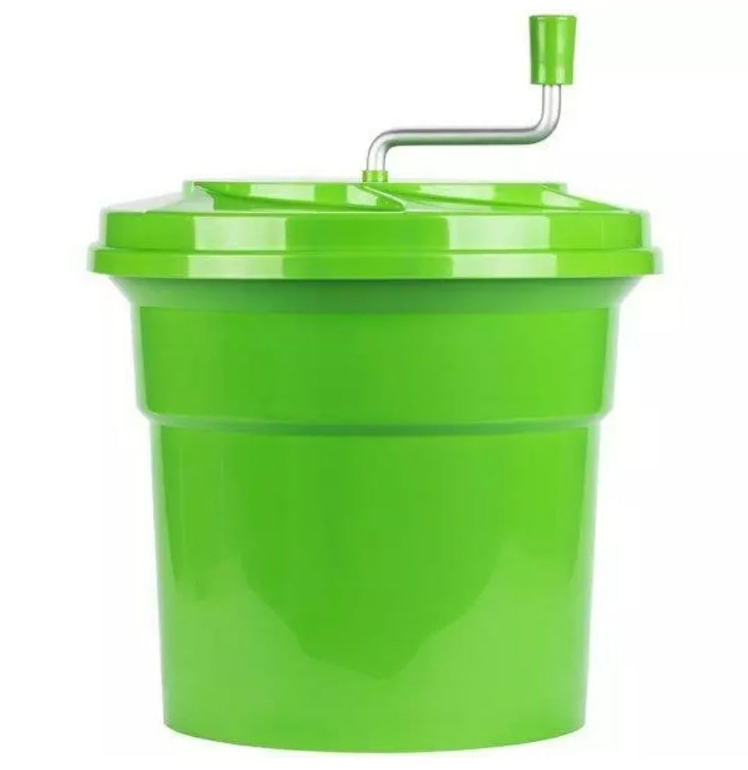 Shoppers Hub PNQ Commercial 25L Plastic Salad Spinner for Ideal Heavy Duty Use in Hotels, Restaurants, Cafes, Caterings and Other Commercial Culinary Places. (Big Size: 25L Capacity)