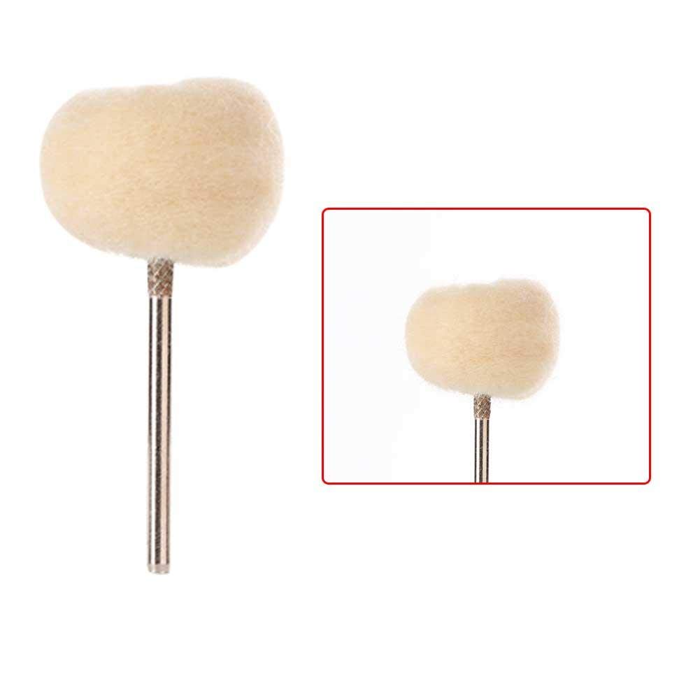 10 Pezzi 2.35mm Montato mandrino lucidatura Strumento di lucidatura Ruote Punte macinino smerigliatrice Testa Polacca Orologio Accessori Gioielli Strumento Materiale per la Lucidatura dei Gioielli