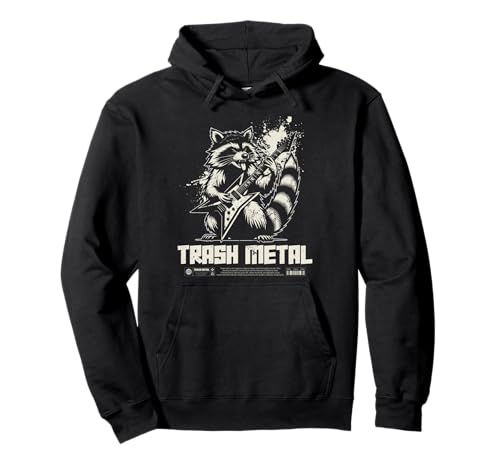 Trash Metal Raccoon Rocking Guitar �p�[�J�[