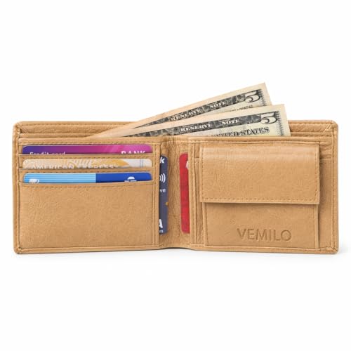 Image of VEMILIO Wallet & Reversible Belt Combo Gift Set for Men | Wallet & Belt Set, Men's Combo