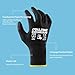 DULFINE Light Duty Work Gloves for Men and Women,Ultra Thin 18 Guage Seamless Knit with Foam PU Coated 12 Pairs Bulk Pack,All Finger Touchscreen,Ideal for Gardening,Warehouse,Electrical DIY