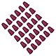 PATIKIL Gummifingerspitzen, 30er-Pack Silikon-Daumen-Fingerschutz-Fingerspitzenabdeckungen Schutzpolster Fingerhüte für Büro, Zählen, Nähen, Rosarot XL-Größe