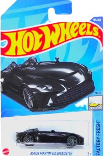 Hot Wheels Aston Martin V12 Speedster Negro 1:64 miniatura 1
