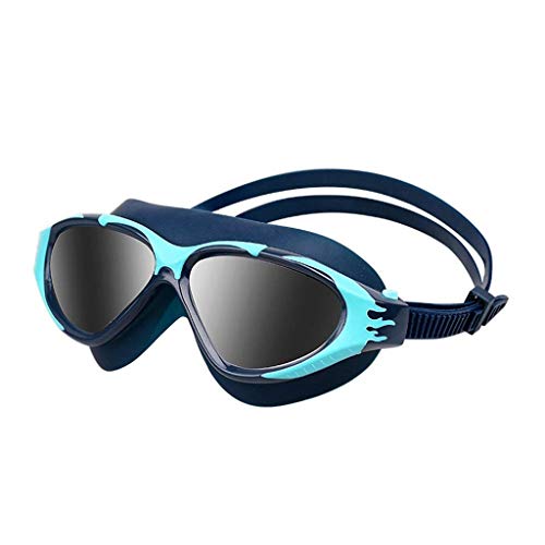 GYBBHia Gafas de natación, gafas anti Sin Fugas, Gafas de natación Triatlón Hombres Mujeres Jóvenes Niños, con espejo ultravioletas(3-Pack)