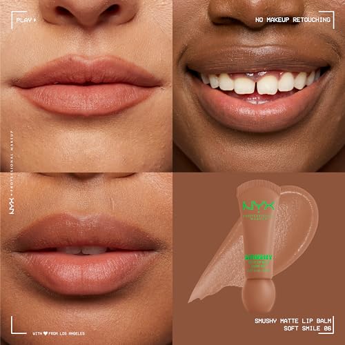 NYX PROFESSIONAL MAKEUP Smushy Matte Lip Balm, Tinted Lip Moisturizer with Soft, Matte Finish - Soft Smile (Soft Nude) - image 2