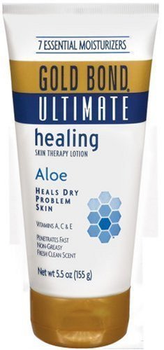 Gold Bond Ultimate Skin Therapy Lotion, Healing, Aloe, 5.5 Ounce (Pack of 6) by Gold Bond