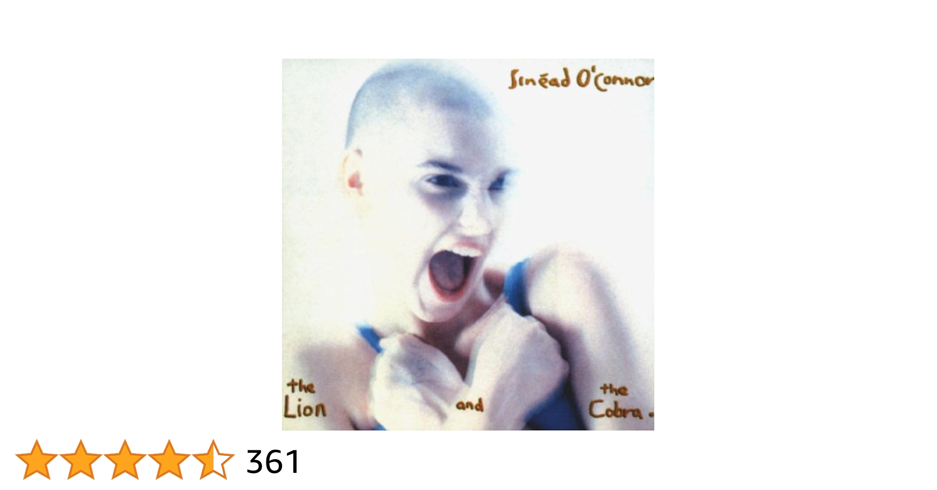 【中古】 SINEAD O’CONNOR シネイド・オコナー LION AND THE COBRA CD Amazon.co.jp: Lion & the Cobra: ミュージック