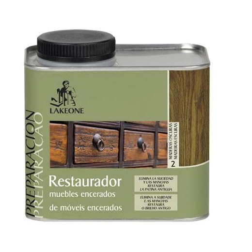 Lakeone Restaurador Muebles Encerados, Oscura, 450 Ml