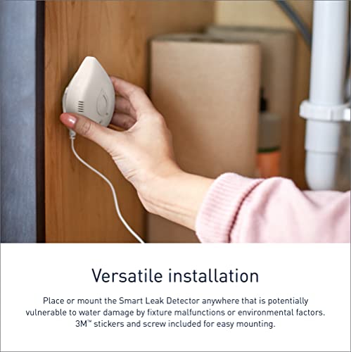 Moen 920-005 Flo Smart Water Leak Detector, White, 3-Pack #TOP6
