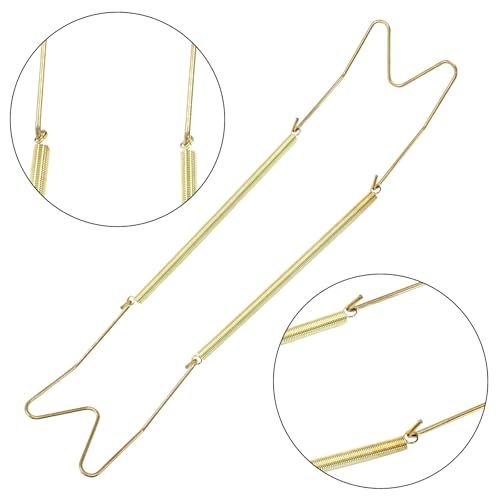Image of 2 Pcs Wall Plate Hangers Gold Wire Hook for 10 to 14 Inch Decorative Antique Plates