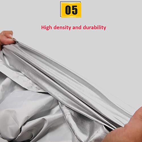 Auto-Abdeckung kompatibel mit Honda Vezel Car Abdeckung, wasserdicht, korrosionsbeständig, staubdicht, für den Außenbereich (Farbe: Silber, Größe: 2016)