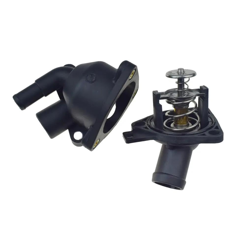 Thermostat And Housing Kit Compatible With 2007-2014 CRV 2.4L And 2006-2011 Civic 2.0L 19320-RAA-A01 19320-RAA-A02 19320-R40-A01(Kit)
