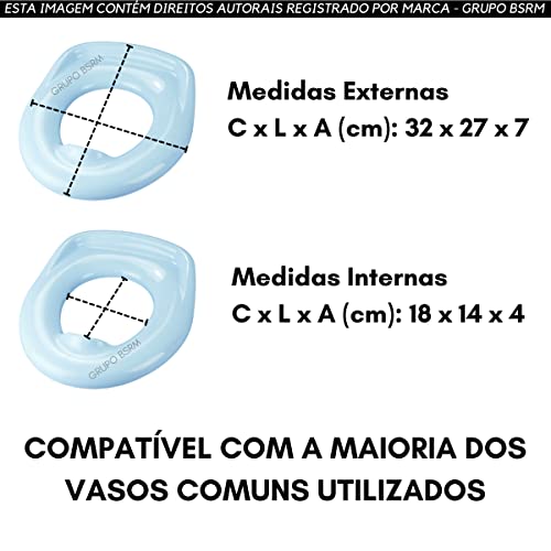 Redutor Assento Penico Vaso Sanitario Infantil Troninho Bebê (Amarelo)