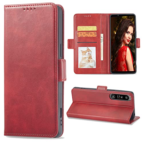 Xperia 10 V ケース手帳型 SOG11 docomo SO-52D SIMフリー SoftBank 楽天モバイル 全対応 xperia10 case マーク5 手帳 カバー スマホケース エクスペリア10 V ケース 携帯ケース PUレザー スト