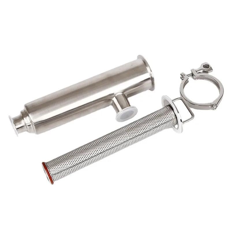 Filtro De Tubería De Triple Abrazadera De Acero Inoxidable SS304/316L, Filt