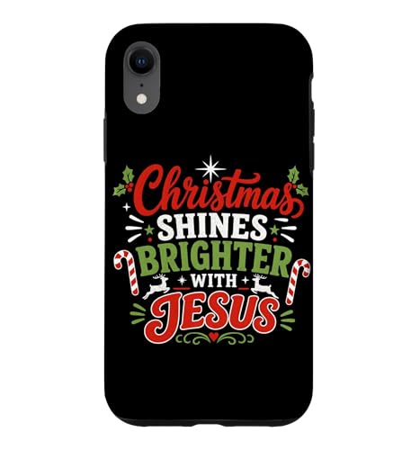 Shines Brighter With Jesus Faith ���p�O���t�B�b�N �N���X�`���� �X�}�z�P�[�X iPhone XR �p