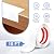 Wall Corner Protector Moulding Trim Peel and Stick Wall Corner Guards Trim Flexible Self Adhesive Edge Protector Moulding, 0.8 in x 10 Ft, White