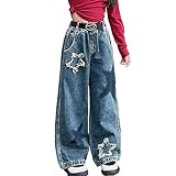 YaYabroe 5-14 yrs Kids Girls Baggy Jeans Star Print...