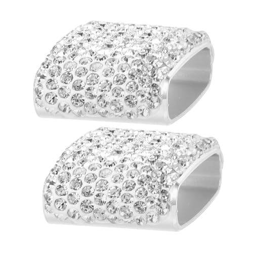 BELLIFFY Car Glasses Holder Pack Sunglass Organizer Clip Rhinestone Design Protects Eyewear from Scratches