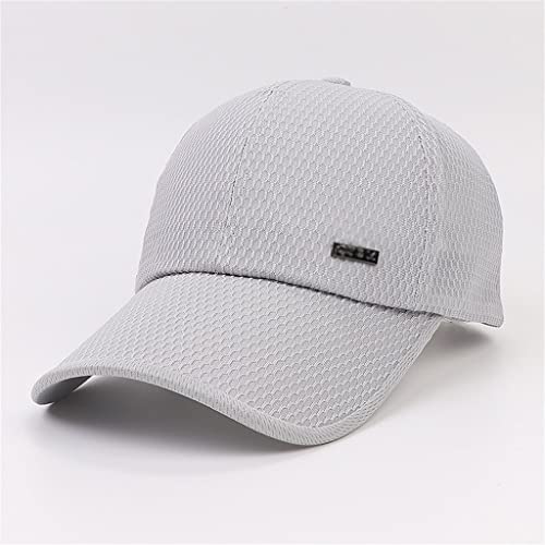Mesh cap de baseball respirante argento avec sa structure anti-chaleur