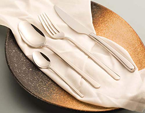 Fine Dine 764688 Amarone Lot de 12 fourchettes à gâteau en acier chromé 18/10 Diamètre 152 mm