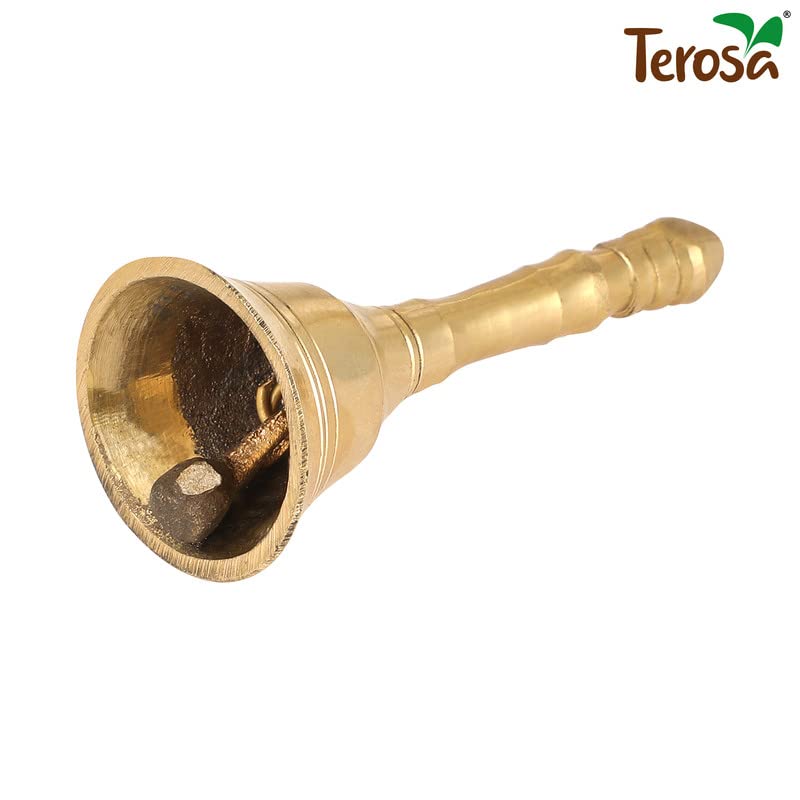 Terosa Diya Set of 4 - Assorted Handcrafted Brass Diyas II Pooja Deepams or Deepak - Image 5 thumbnail