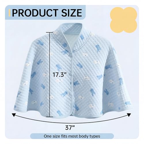 Image of QBLEEV Parrot Anti-Scratch Shoulder Protector, Bird Diaper Poop Cover Pad | Soft cotton shawl cape for birds to stand on shoulders, pet arm guard for lovebirds finches parakeets cockatiels conures