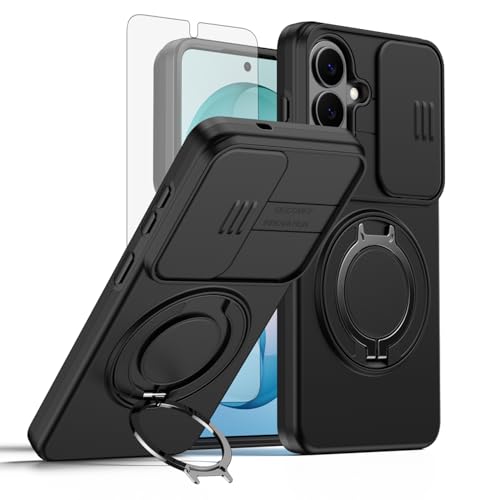 Coque Samsung Galaxy S26 Plus avec protège-écran verre et anneau