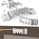 Aifeier ET 6PCS Large Sawtooth Picture Hangers Supports 300 lbs Heavy Duty Picture Hanging Hardware Picture Frame Bracket with Screws, Painting Hanging Accessories for Heavy Decorations(Silver)
