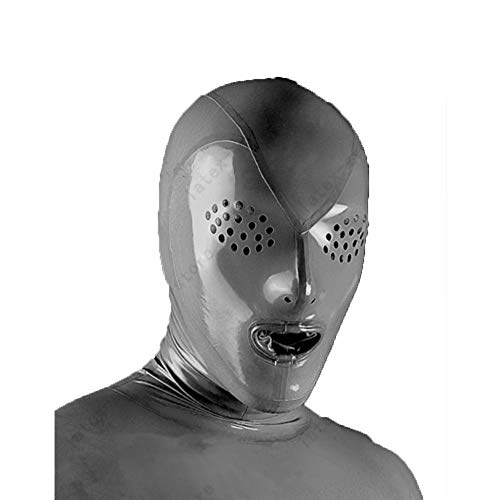 Capucha de látex 100% natural gris con acabado artesanal de panal BB60