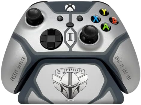 Razer Restricted Version Mandalorian Wi-fi Professional Controller & Fast Charging Stand Bundle for Xbox Sequence X|S, Xbox One: Impulse Triggers – Textured Grips – 12hr Battery Life – Magnetic Safe Charging