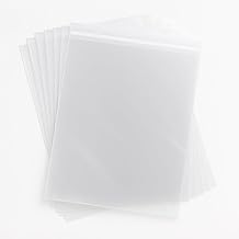 A4 Cellophane Bags Clear | 100 Pack | 22 x 30CM | A4 Cello Bags | Sealable Clear Plastic | Self Adhesive | Self Seal Bags | Food Safe, Sweets, Photos, Cookies, Cards, Envelopes, Pictures