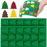 2 Pack - Mini Tree Silicone Mold for Festive Desserts-Perfect for Chocolates, Candies, Jellies, and Baking Treats-Christmas Tree Chocolate Mold and Baking Essential | Christmas Tree Ice Mold