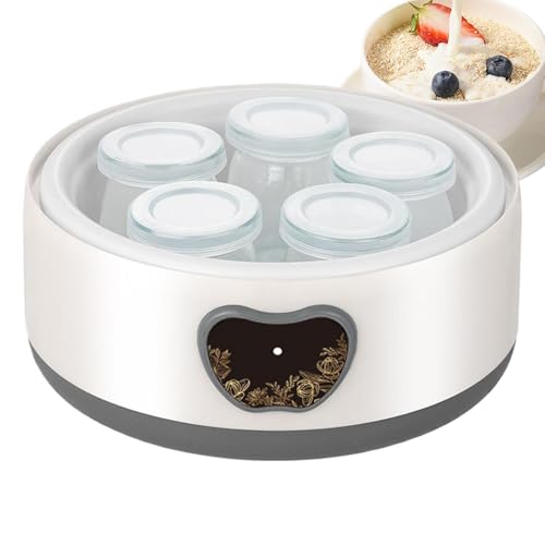 Máquina de yogur automática, fabricante de yogur de temperatura ajustable, Fabricante de yogur automático portátil, Electrodomésticos domésticos, dispositivos multifunción para amantes hechos