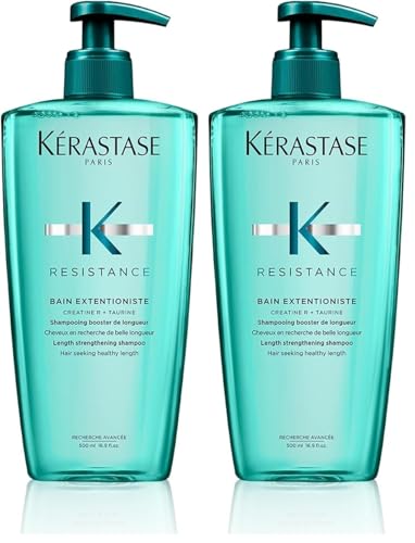 Bain Extentioniste Kérastase de 500 ml : shampoing booster de longueurs pour cheveux longs abîmés