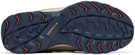Columbia Men's Crestwood Waterproof, Ash Brown/Warp Red, 9 | Image 4