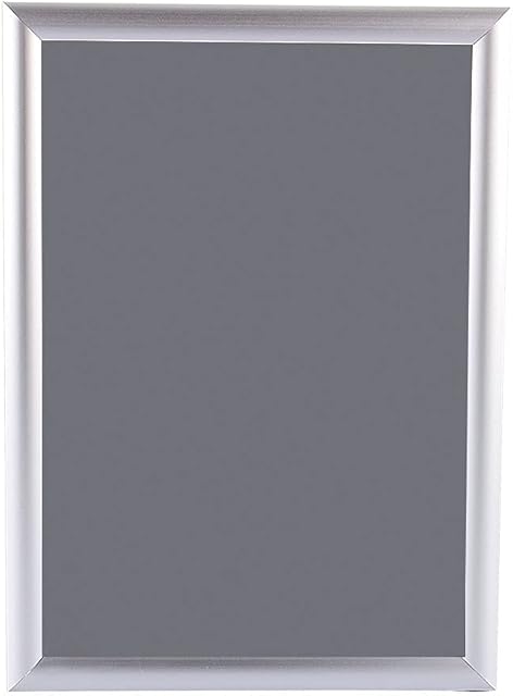 A3 Snap Frame Silver Poster Picture Holder Display Retail Wall Notice Board with 25mm Anodised Frame (A3, Pack of 5)
