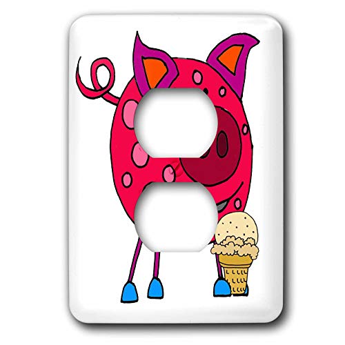 Couverture de prise cochon rose mignon au graphisme imprimé brillant