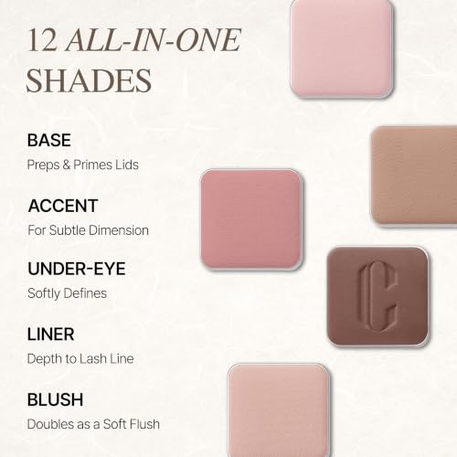 Image of CLIO Pro Eye Palette Air, 12-Color All Matte Eye Shadow, Air-Fit Pigmented Buildable Color, Low Fallout, Soft Cool Pink Neutral Tone for Daily Makeup, Korean Heritage Edition (M20 MAEHWA RIBBON)