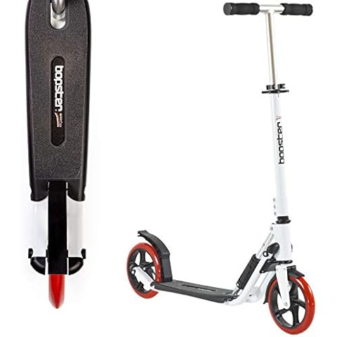 bopster® Sport Pro Adult Kick Scooter | Big Two Wheels Commuter City Scooter | 1 Click Rapid Folding Push Scooter 4.4kg Light Frame Cover