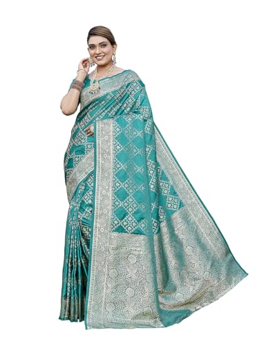 Image of Yashika Women's Pure Kanjivaram Silk Saree Soft Banarasi Style Wedding With Blouse Piece | Saree For Women | New Sari