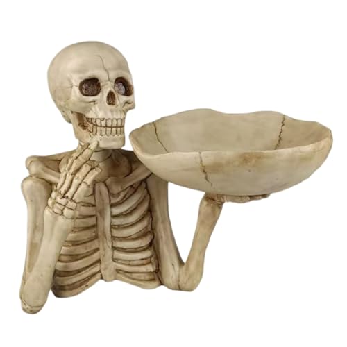 Bol à bonbons d'Halloween squelette, cadeau idéal pour amateurs de déco
